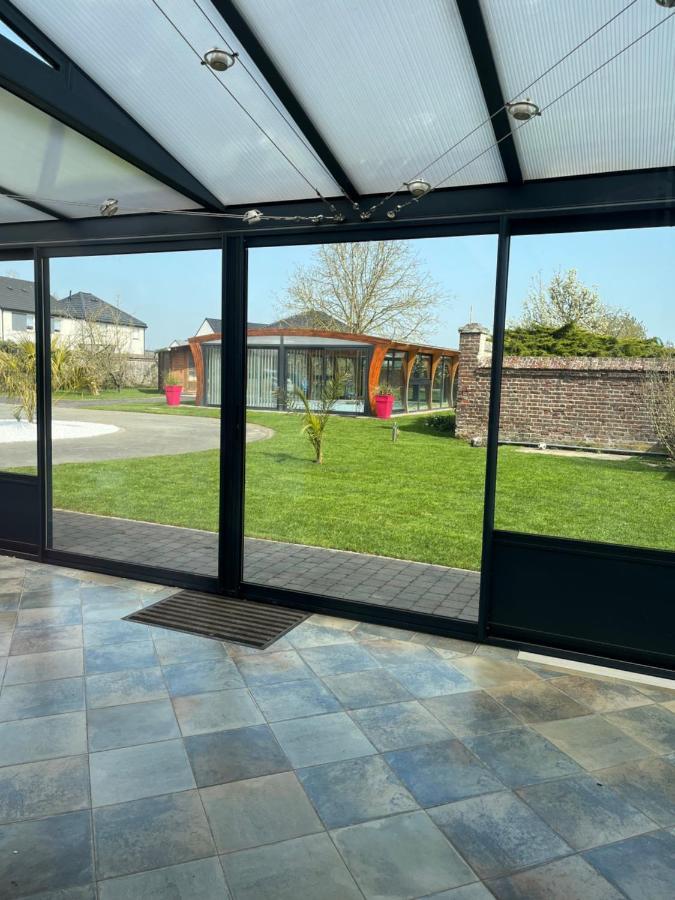 Gite Avec Piscine Lestrem Exterior foto