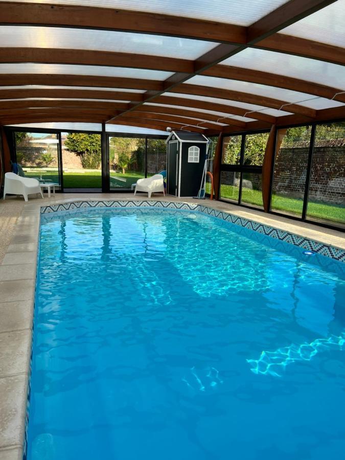 Gite Avec Piscine Lestrem Exterior foto