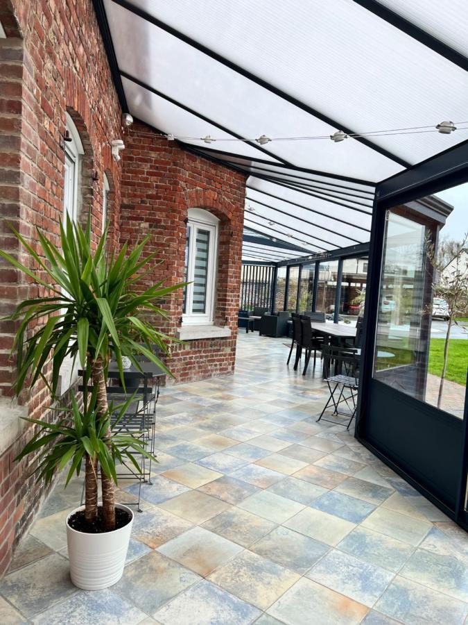 Gite Avec Piscine Lestrem Exterior foto