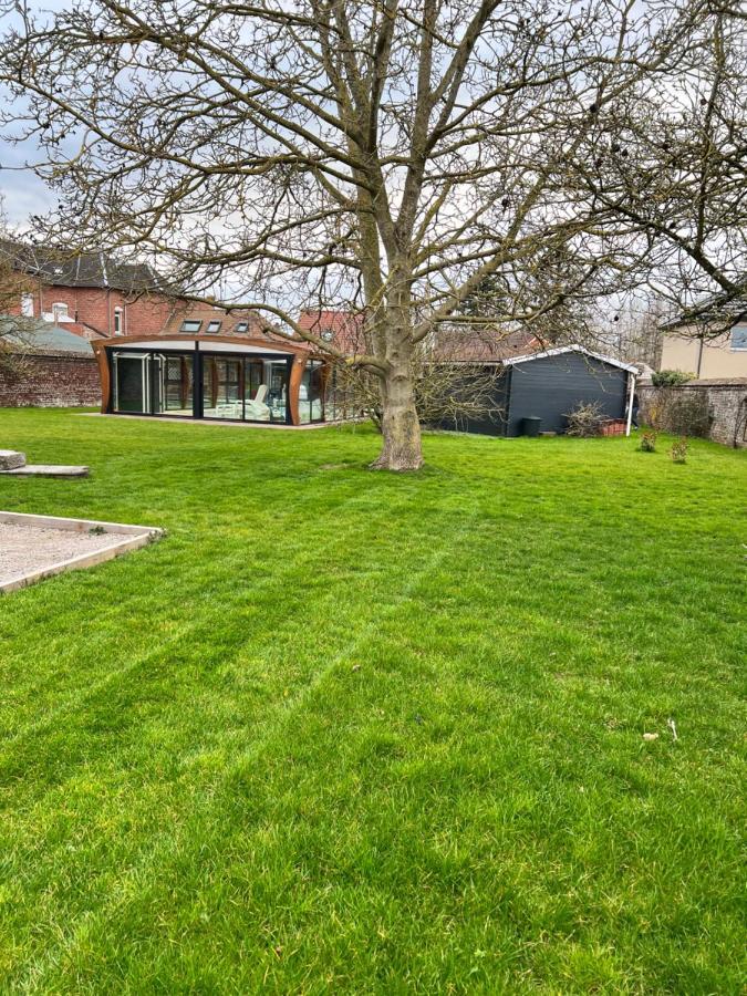 Gite Avec Piscine Lestrem Exterior foto