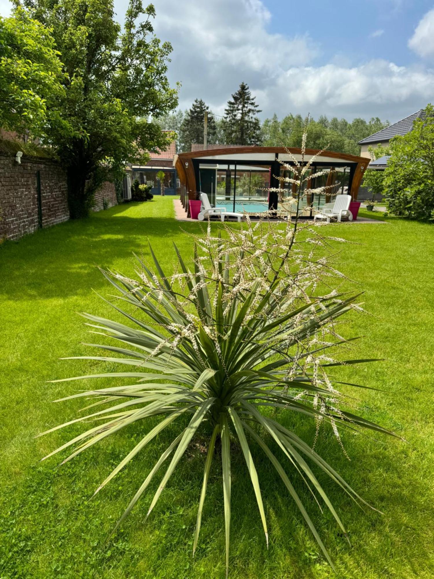 Gite Avec Piscine Lestrem Exterior foto