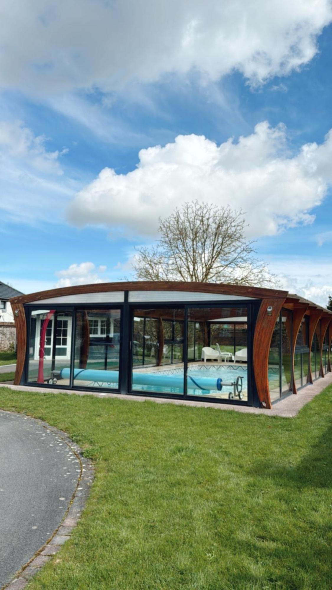 Gite Avec Piscine Lestrem Exterior foto
